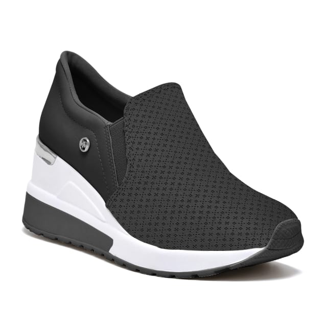 Zapatillas Negras Slip-On con Plataforma