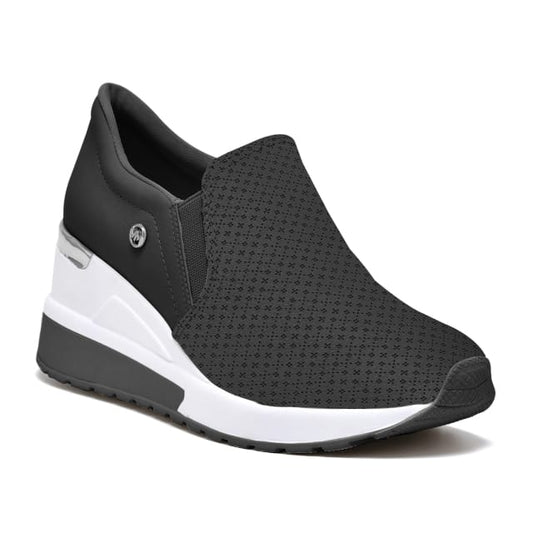 Zapatillas Negras Slip-On con Plataforma